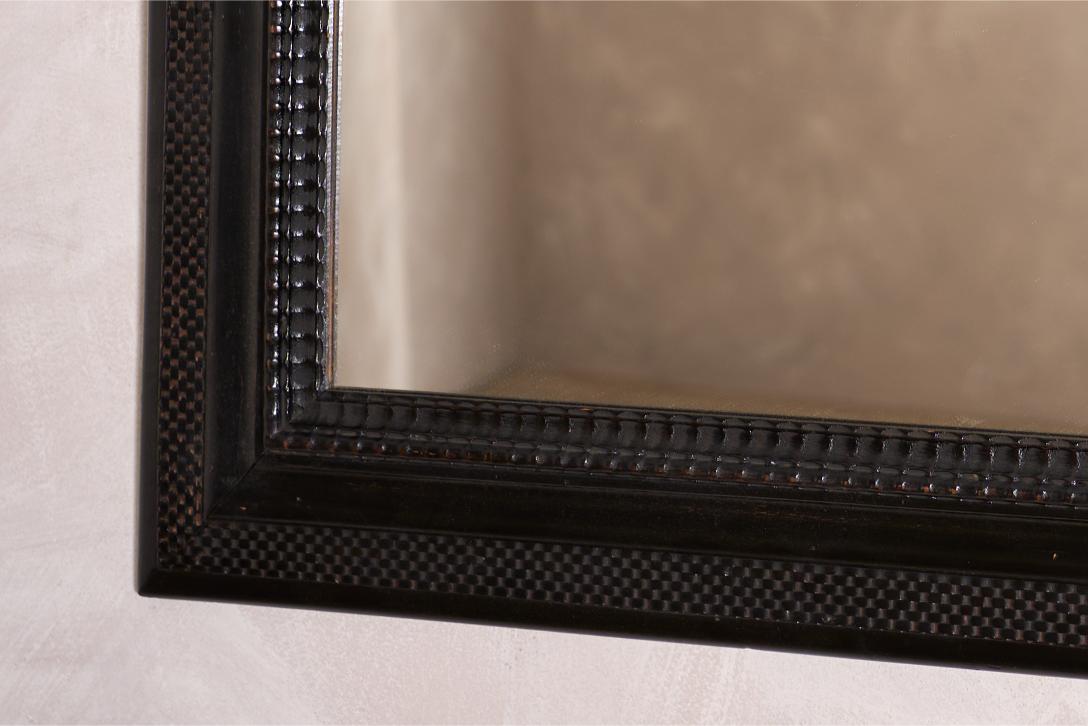 19th century Italian ebonised mirror - No4