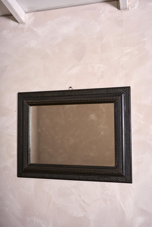 19th century Italian ebonised mirror - No6