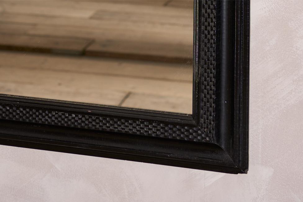 19th century Italian ebonised mirror - No5