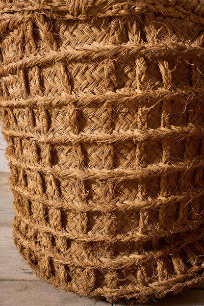 Vintage Spanish woven Olive harvest baskets - 3 available