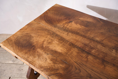 19th century Spanish walnut writing table