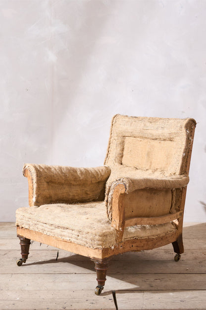 19th century English country house armchair by Waring & Gillow