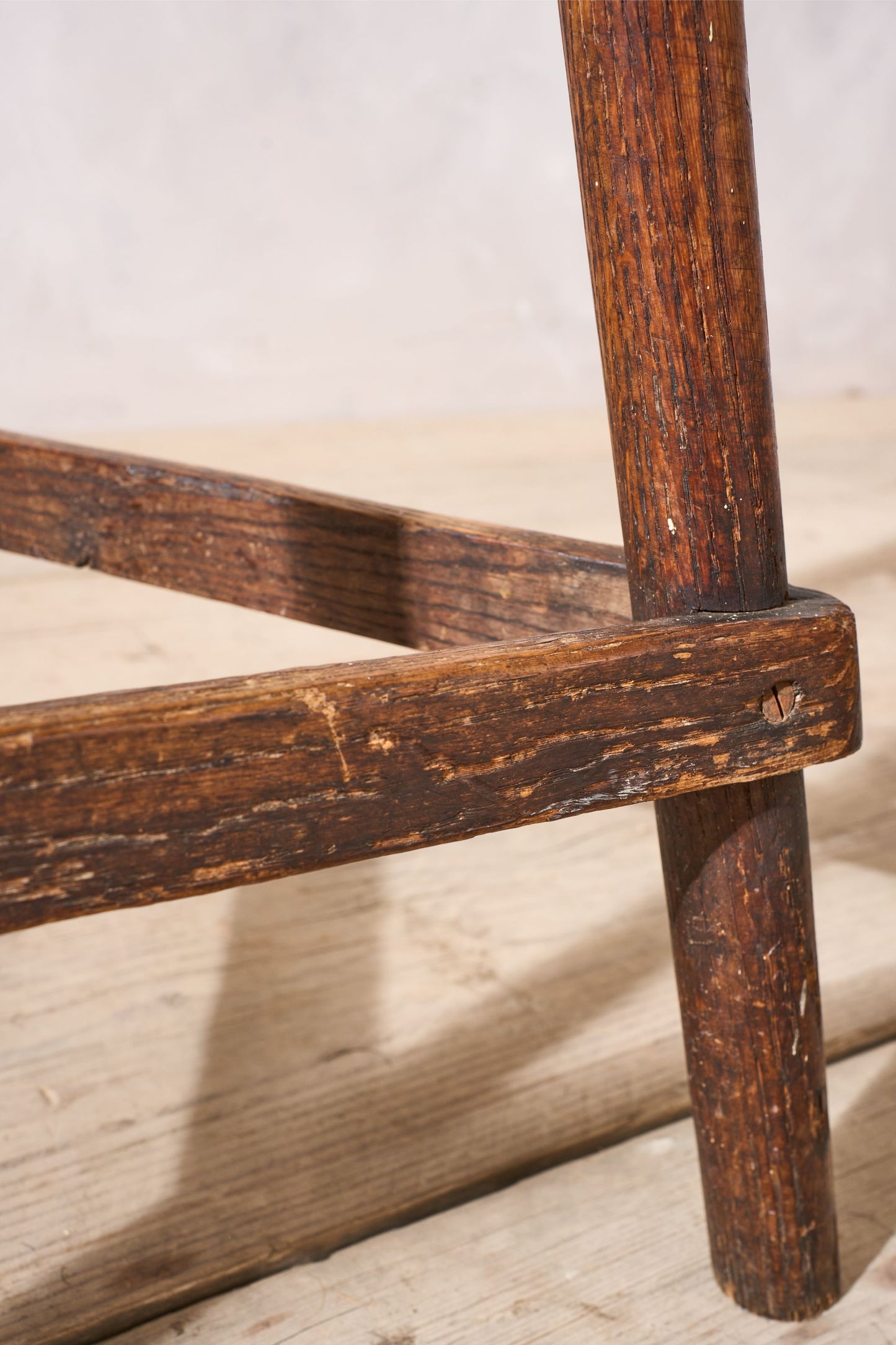 18th century Sycamore topped country stool