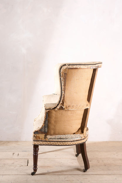 Elegant Georgian barrel back armchair