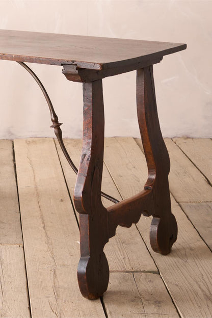 18th century solid walnut Spanish table