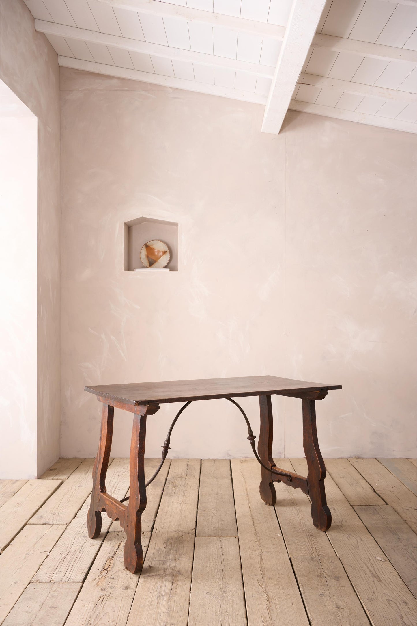 18th century solid walnut Spanish table