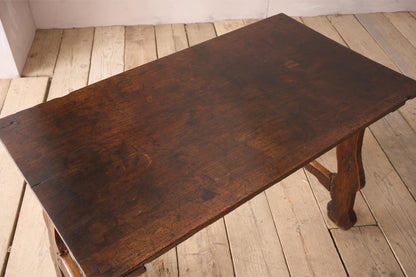 18th century solid walnut Spanish table