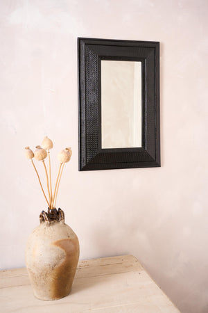 19th century Ebonised Italian mirror - No7