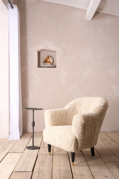 The 'Milo' Sheep wool armchair