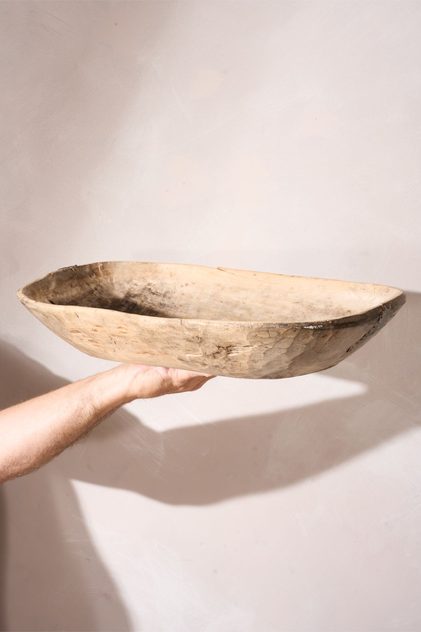 Large 19th century Swedish root bowl - No1