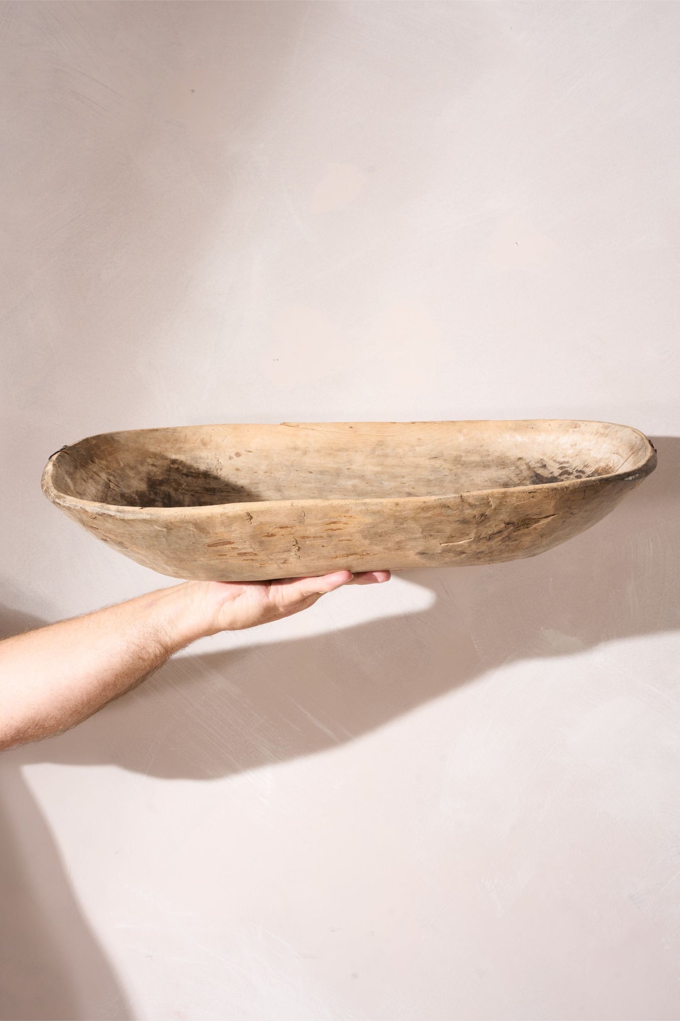 Large 19th century Swedish root bowl - No1
