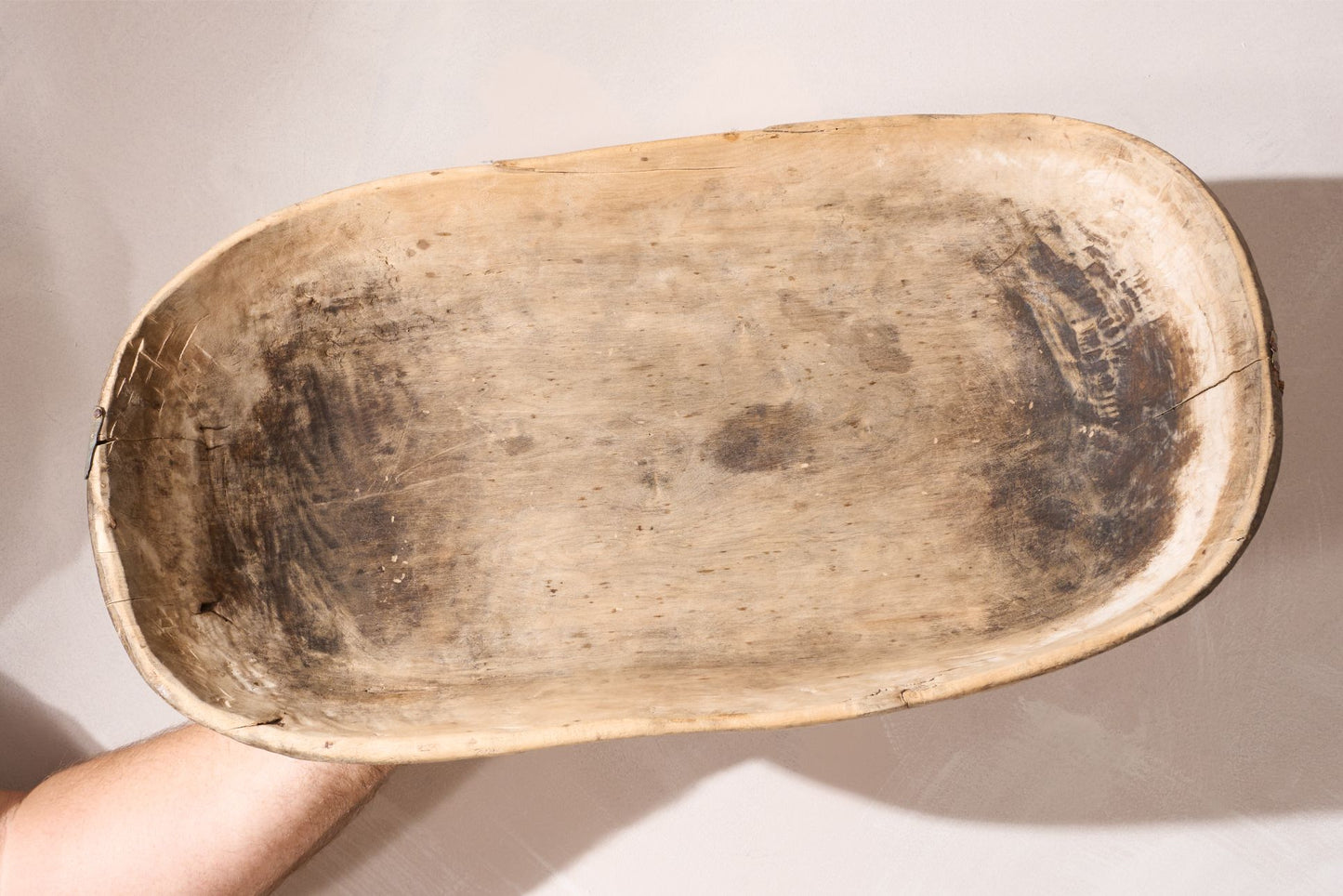 Large 19th century Swedish root bowl - No1