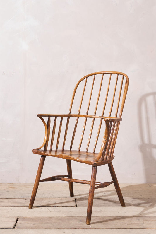 18th century Folk art Windsor armchair