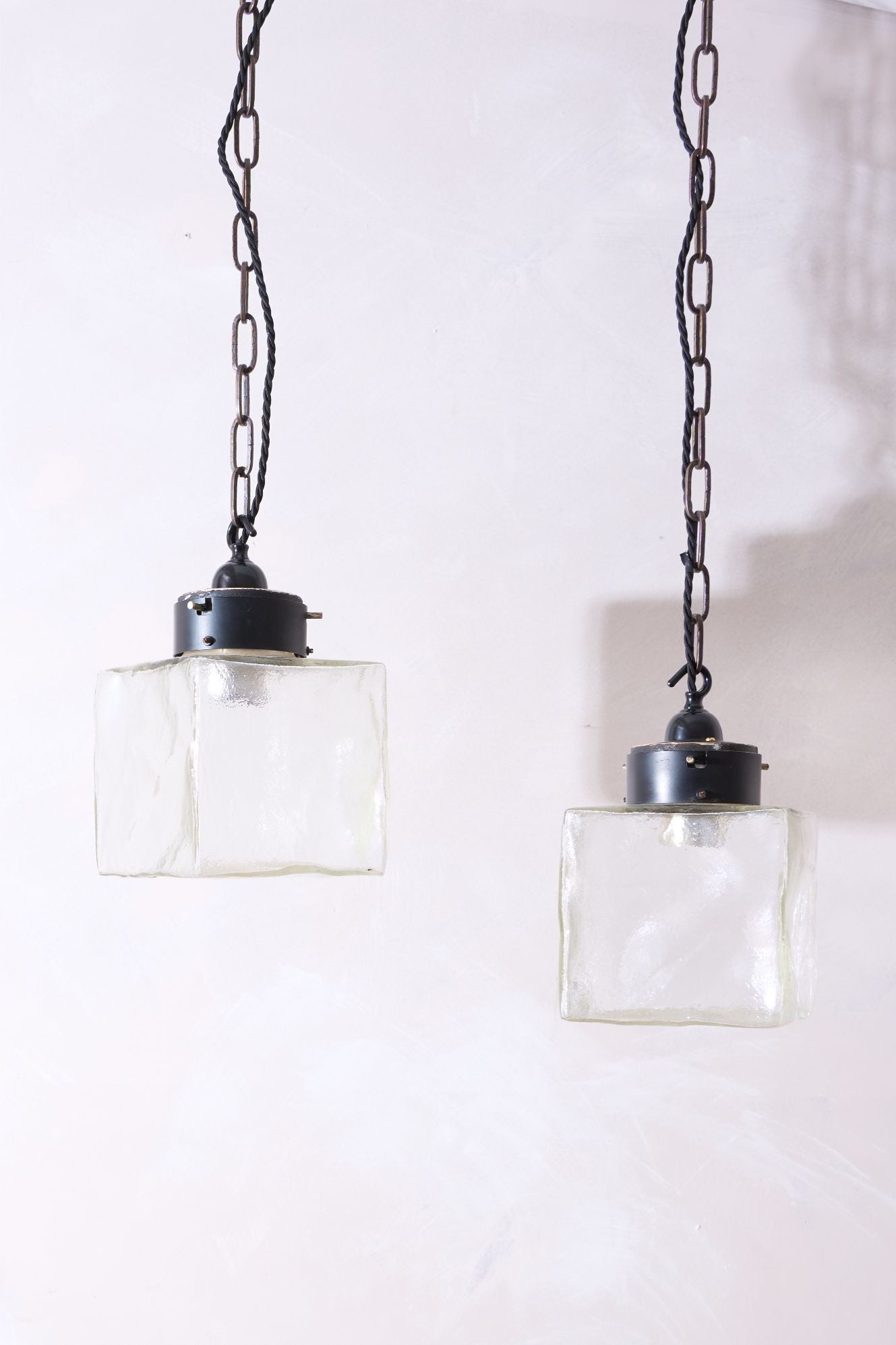 20th Century Ice cube pendant lights - 10 Available