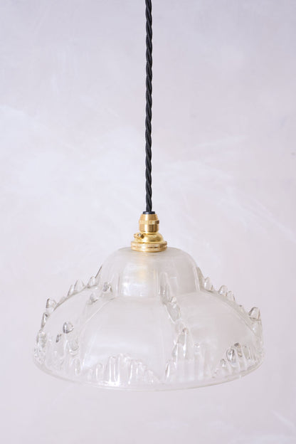 1930's Icicle pendant lights - 1x available