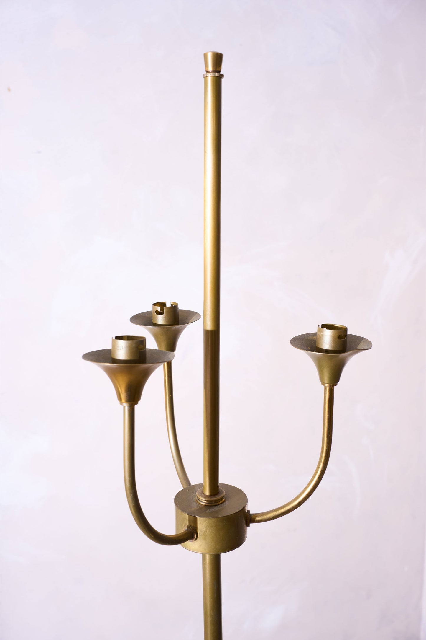 Mid century Brass atomic floor lamp