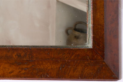 19th Century Burr Yew wall mirror