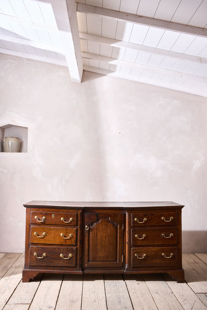 18th century solid Oak Georgian dresser base