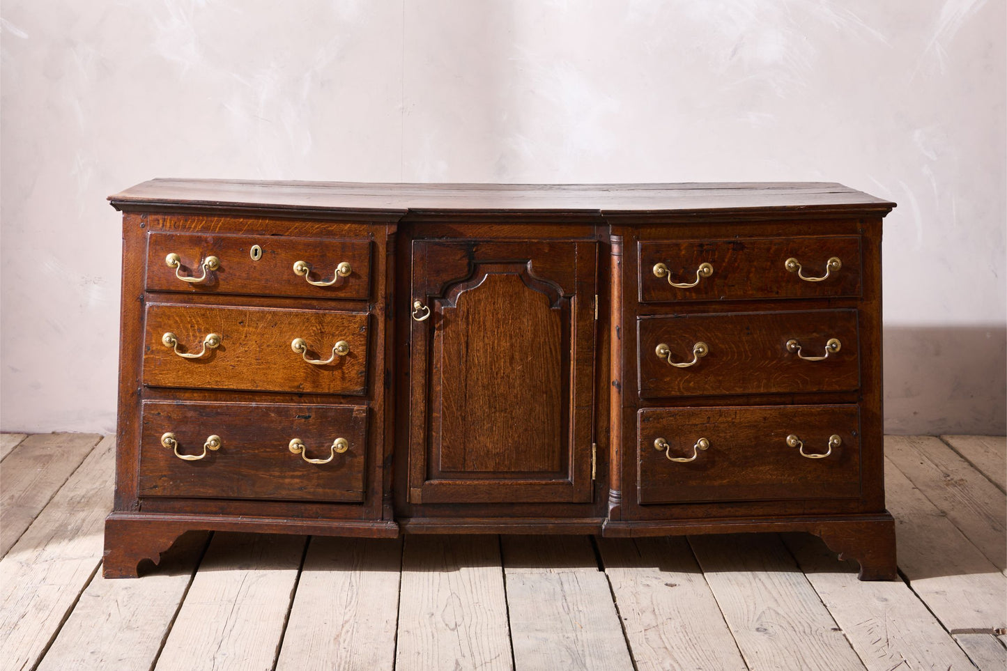 18th century solid Oak Georgian dresser base