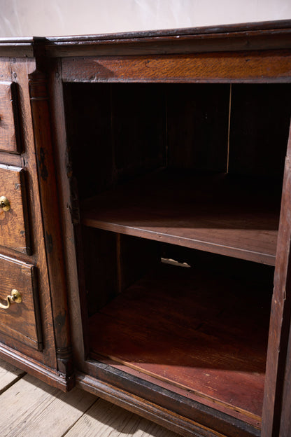 18th century solid Oak Georgian dresser base