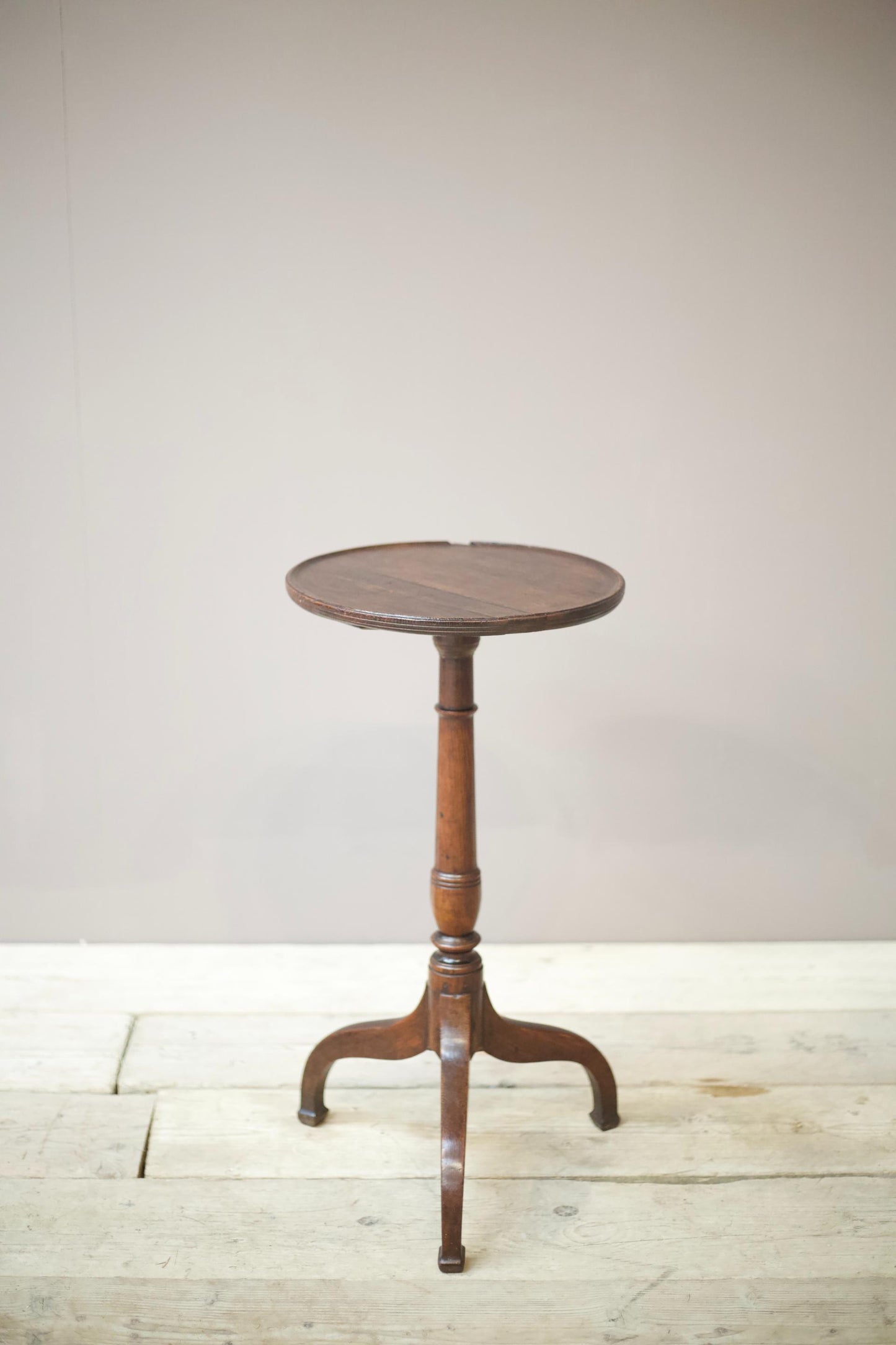 18th century small oak wine table