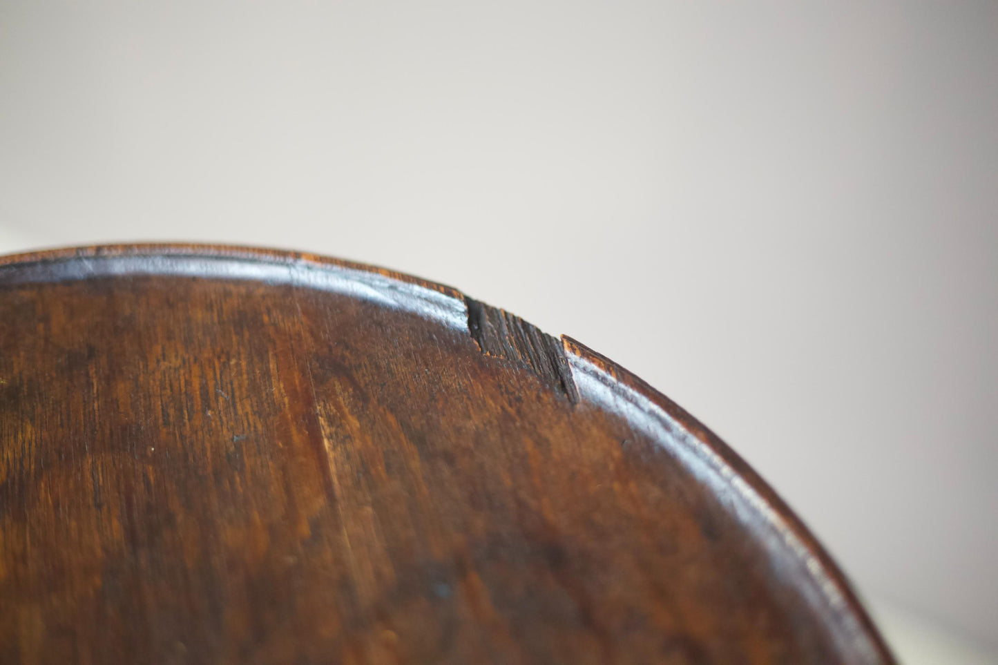 18th century small oak wine table