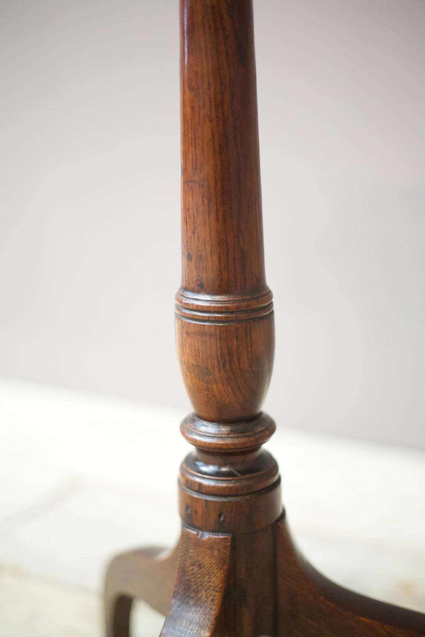 18th century small oak wine table