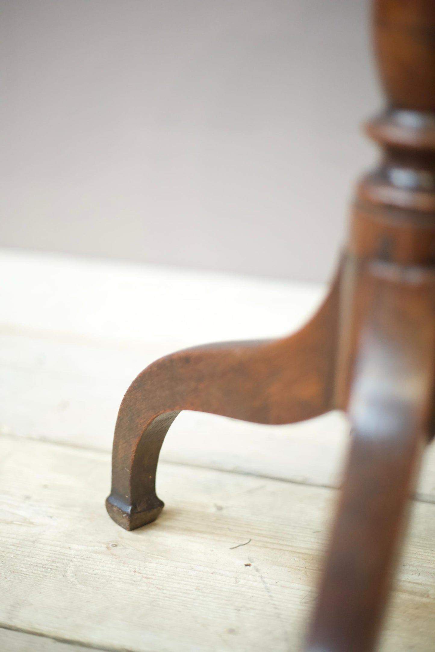 18th century small oak wine table