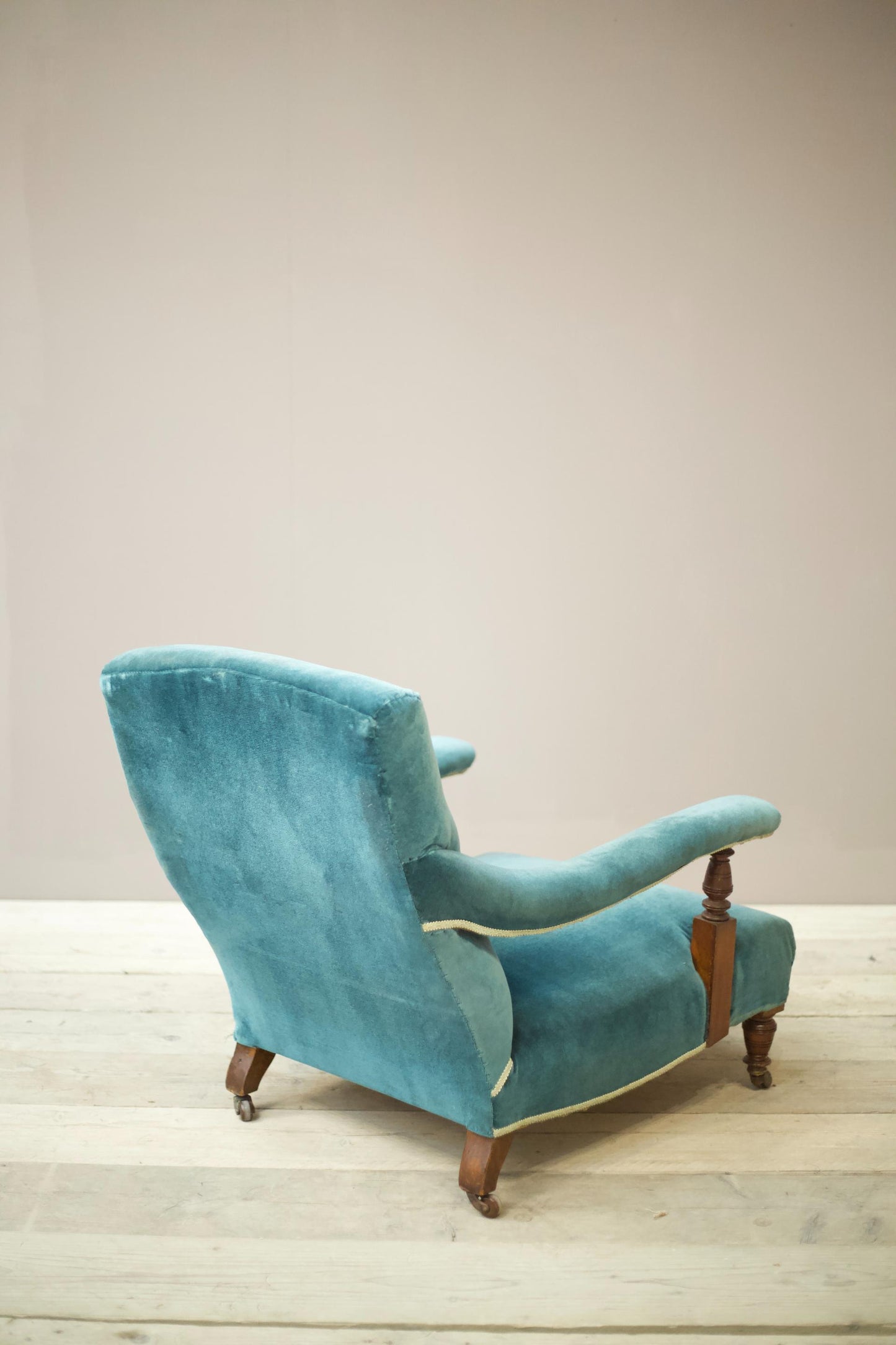 19th century Open armchair by Hampton and sons